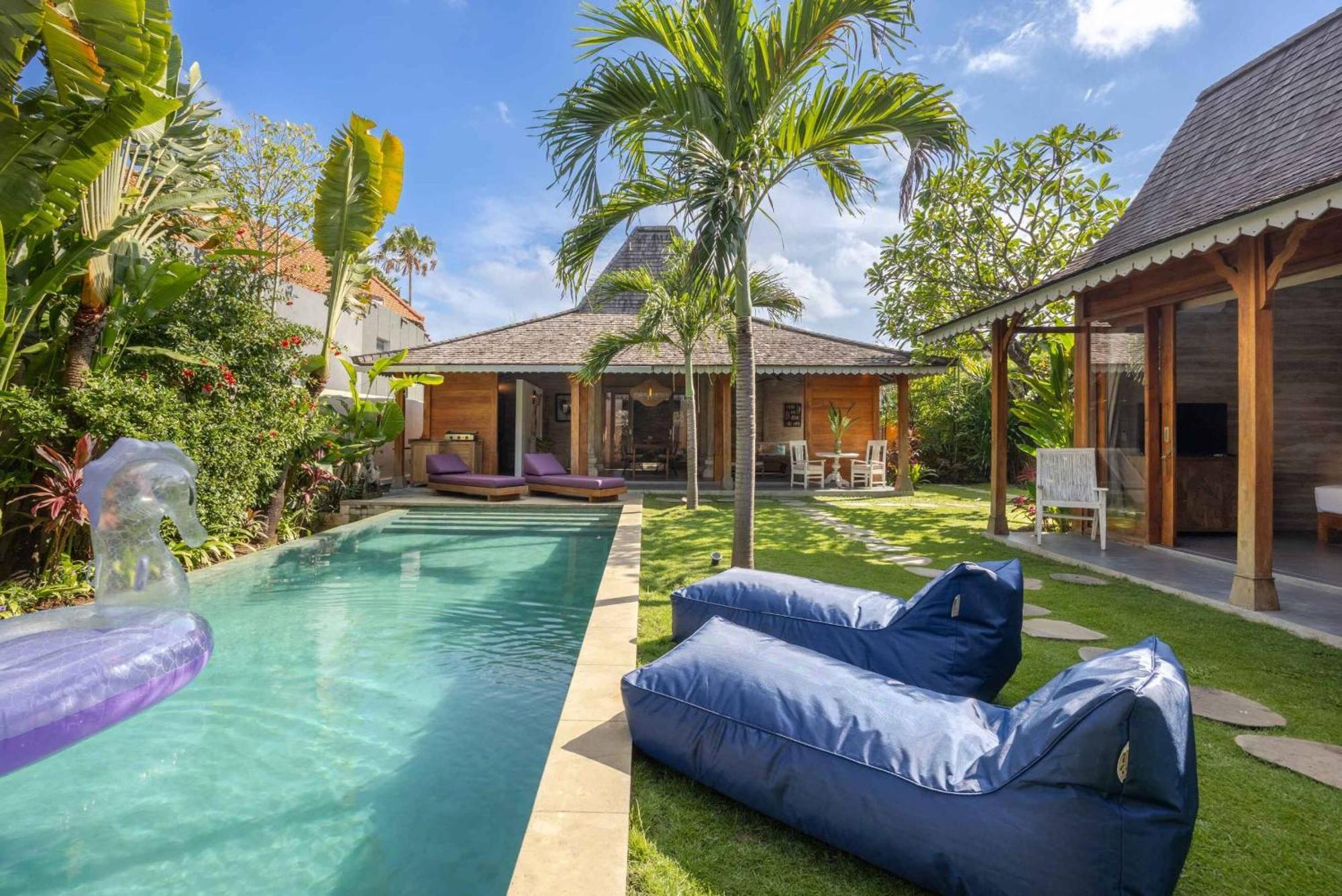 Villa Du Bah - Family Gateway 3Br Villa 12Min To Beach With Private Pool And Parking Kerobokan  Exterior photo